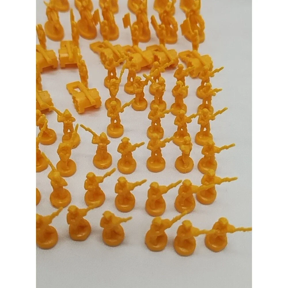 Set Of (60) 2003 Risk Yellow Board Game Player Pieces